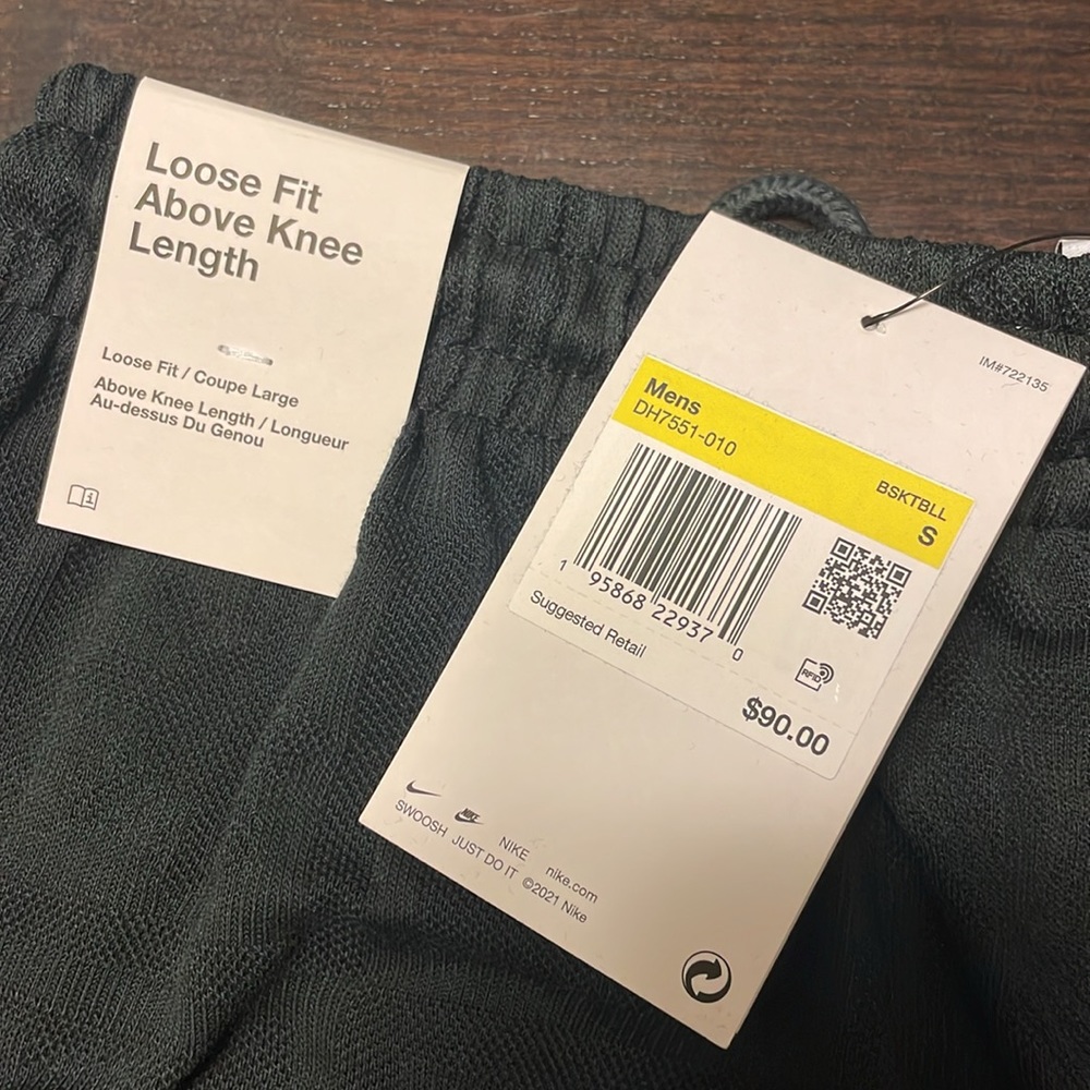 NEW Nike Dri-Fit Loose Fit Black Shorts Size Men’s small S